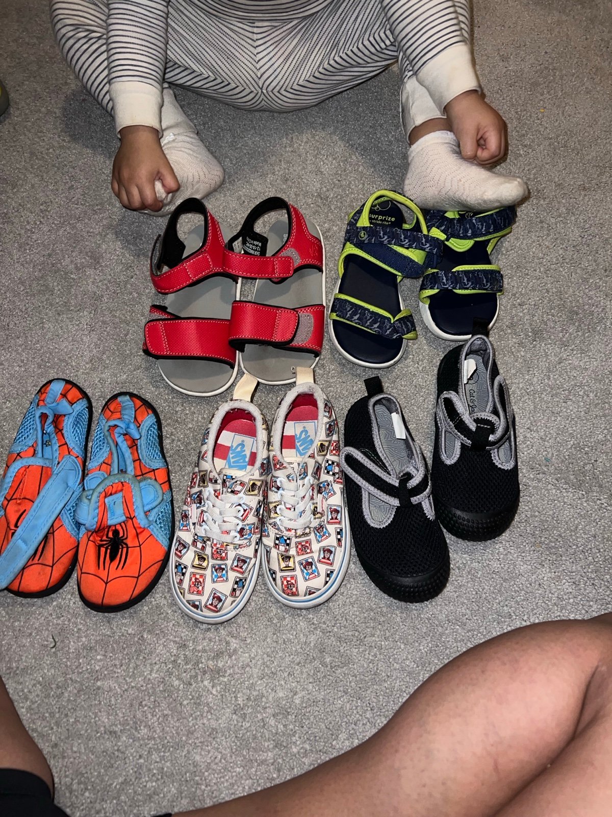 Boys shoe lot