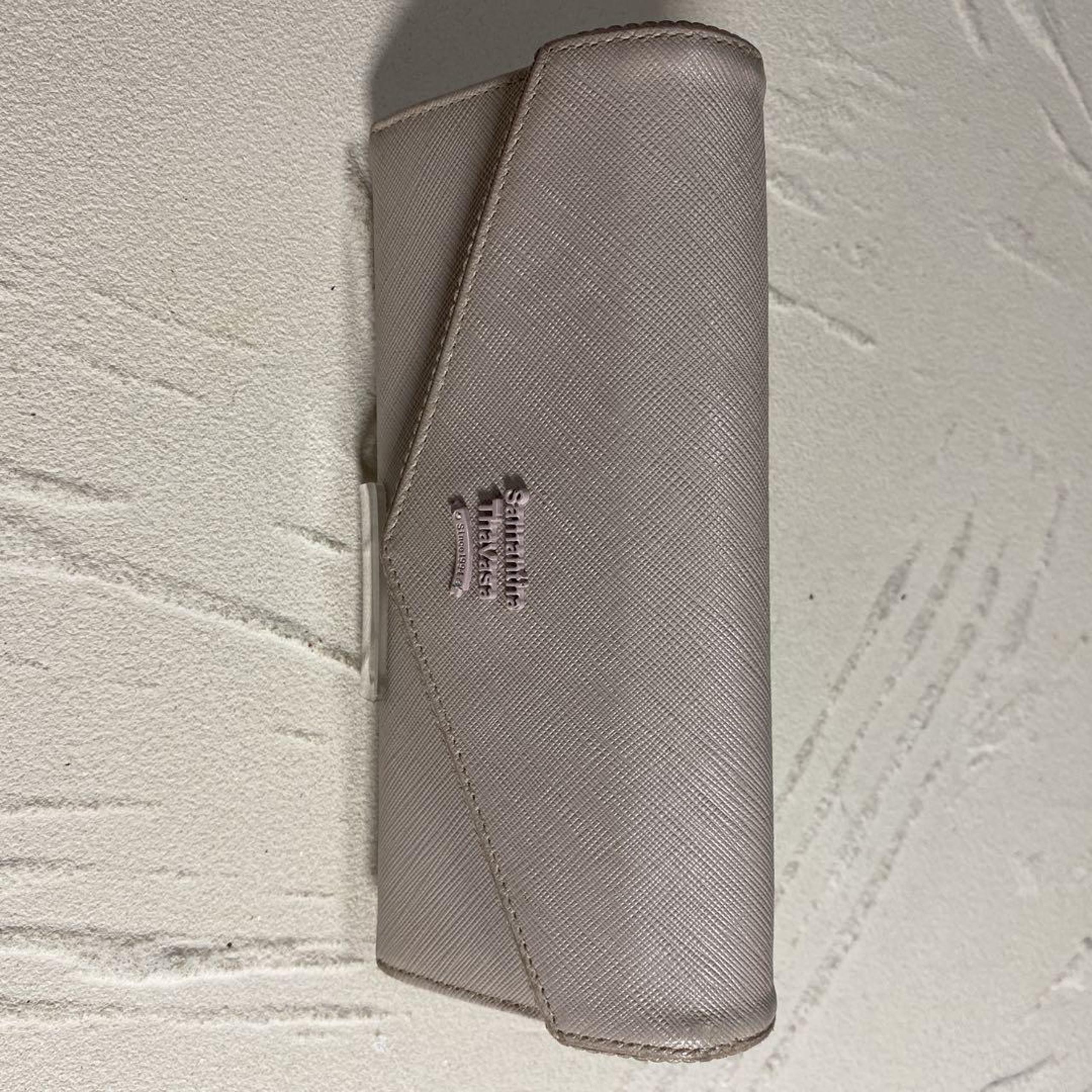 Samantha Thavasa Long Wallet, Pink, Beige, Gold