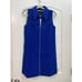 Ted Baker Mini Dress Size 4 Royal Blue Front Zip Clueless Preppy Old Money NWT