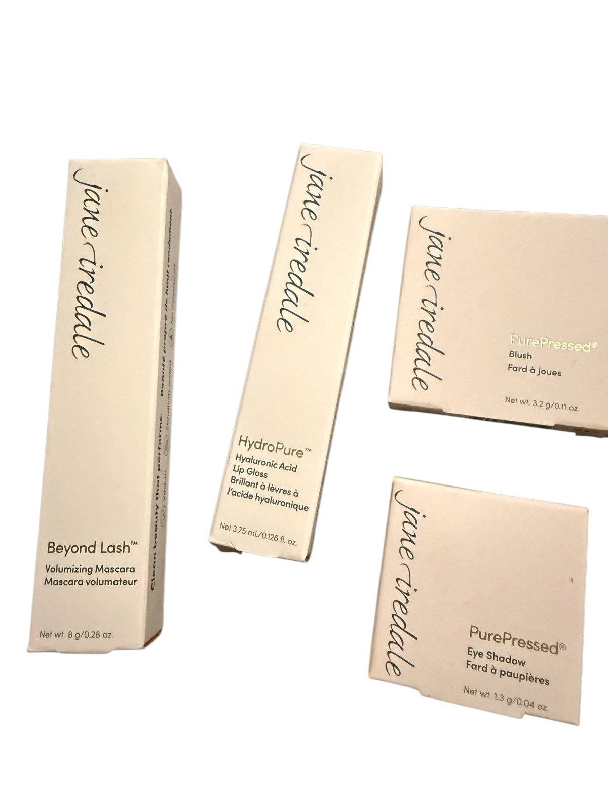Lot JANE IREDALE COSMETIC BLUSH LASH HYDROPURE LIP GLOSS & EYE SHADOW