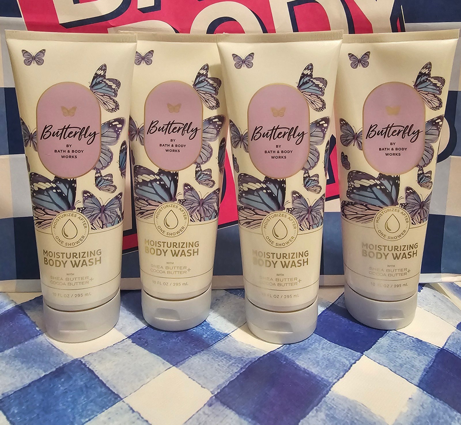 Butterfly body wash bundle from bath and body works x4