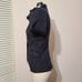 Rag & bone gray cropped fitted blazer wool