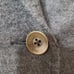 Rag & bone gray cropped fitted blazer wool