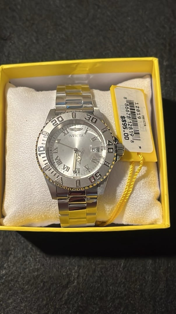 Invicta Pro Diver Silver Dial Stainless Steel Men's Watch