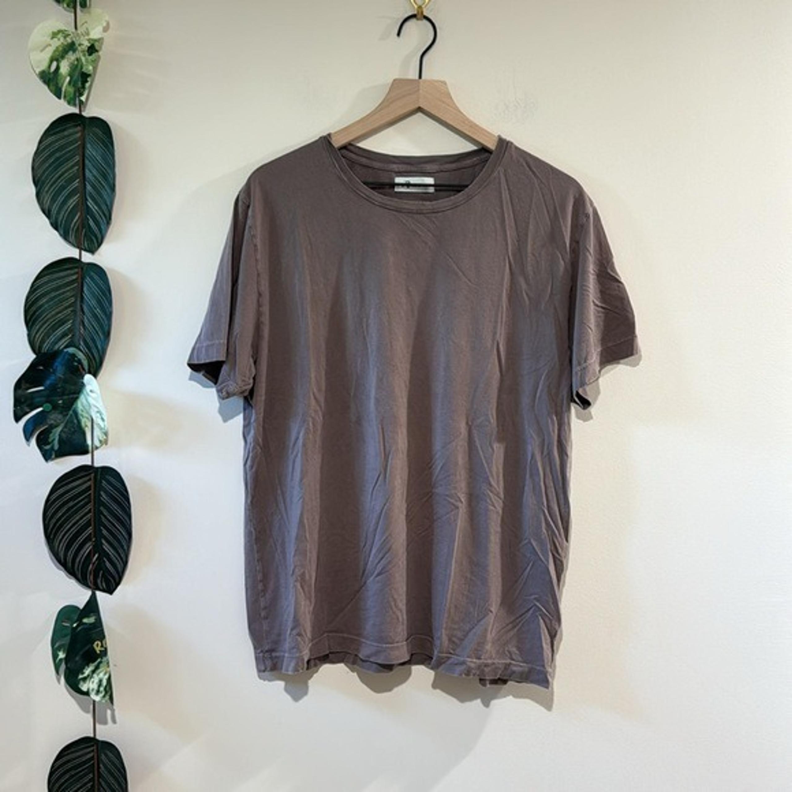 Rowan Brown Cotton Tee Shirt L