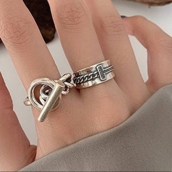 NEW Chunky Retro 925 Sterling Silver Ring