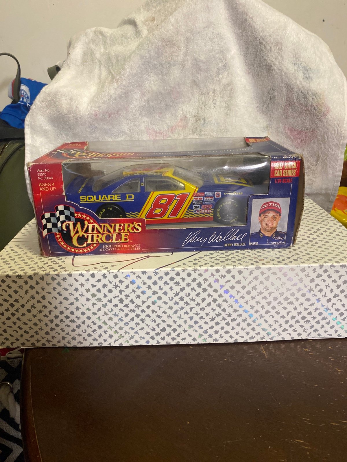 Kelly Wallace winner circle 1997 stock car series