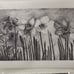 Original drawing black ink heavy paper