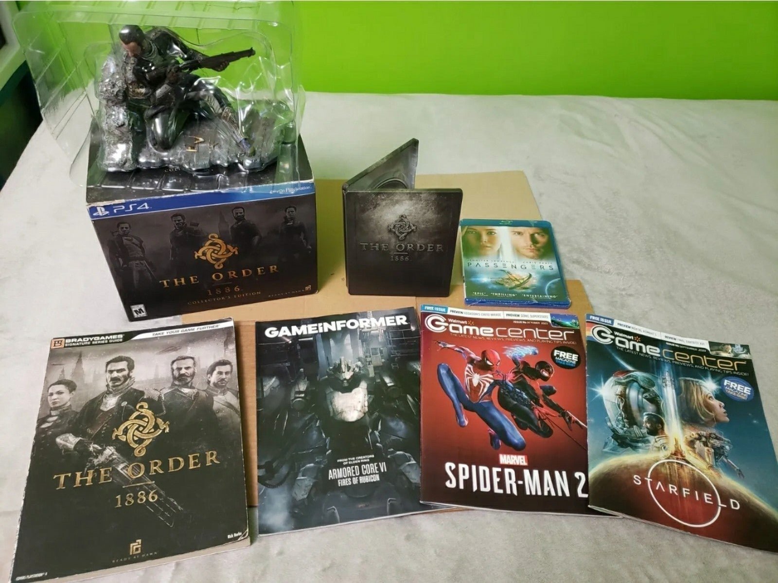 The Order 1886- Collector's Edition (PS4) LOT! GUIDE & 3 MAGAZINES & FREE SHIP!