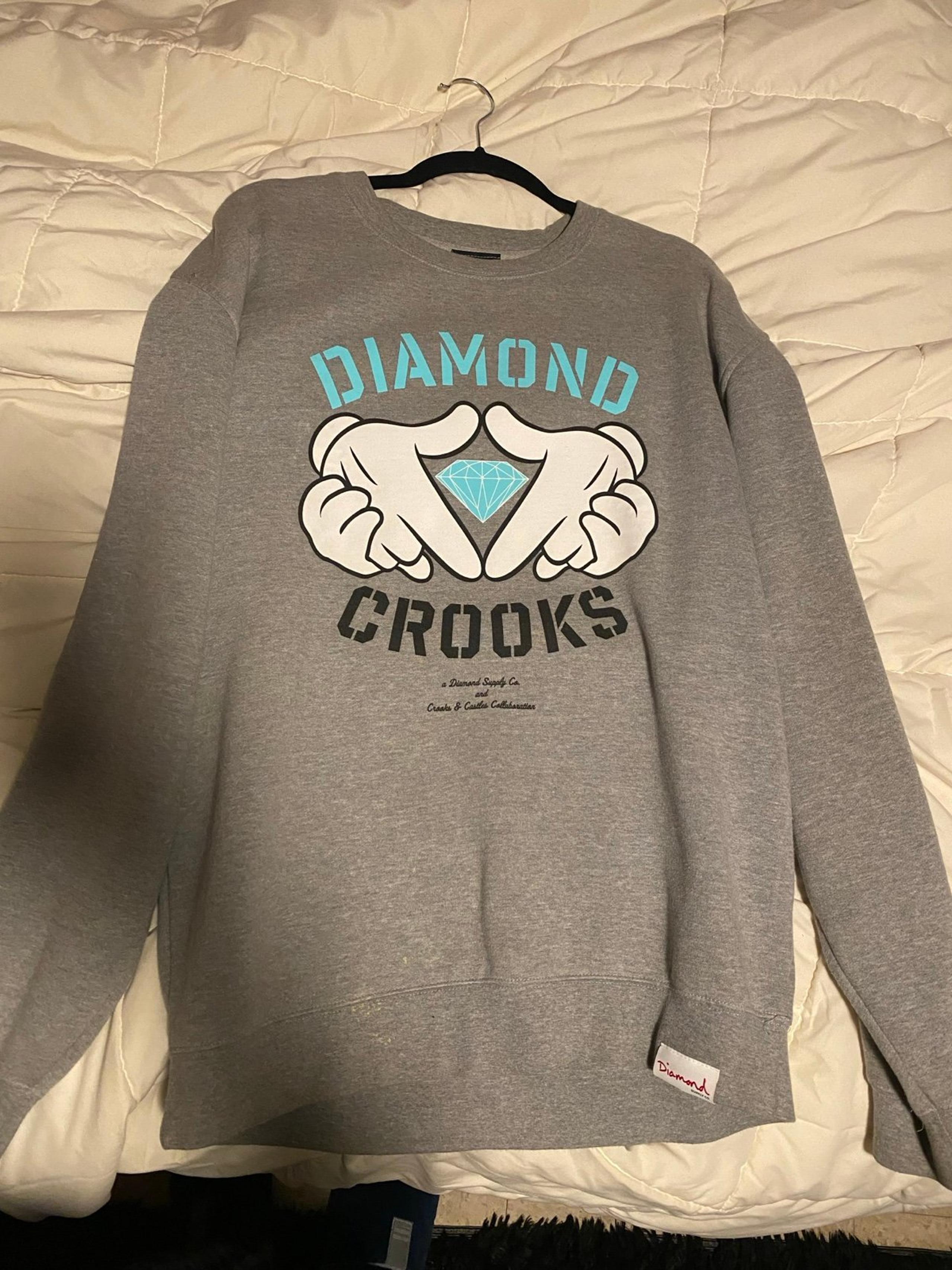 Crooks and Castle Diamond Supply Crewneck