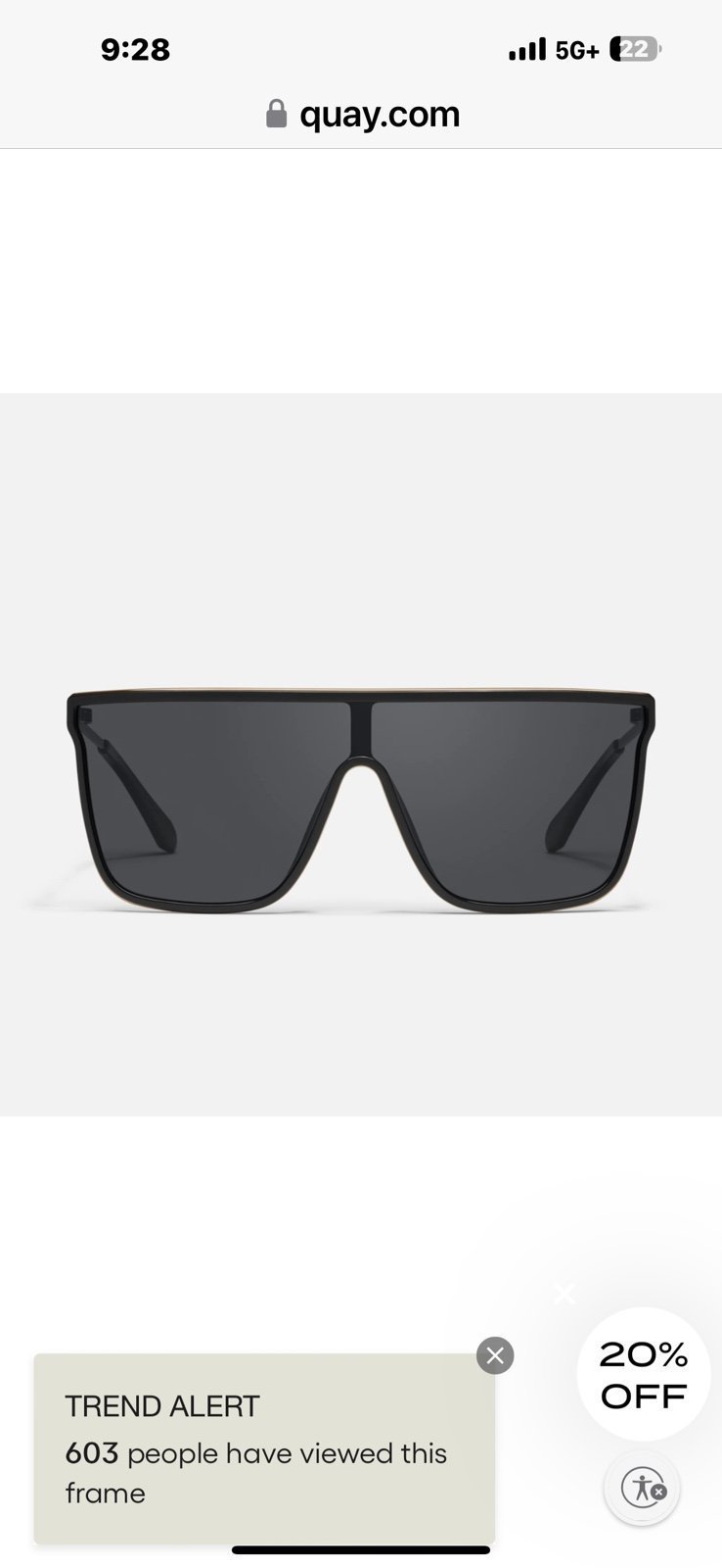 New authentic QUAY Australia Nightfall Remixed Sunglasses