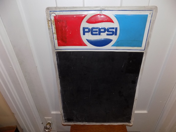 Vintage Pepsi Chalkboard Aluminum Sign
