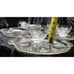 Vintage Anchor Glass Serva-snack 4 piece set