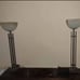2 Wrought Iron Torch Lamps (Mirror NOT included)