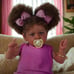 JIZHI Reborn Baby Dolls Black - 22 Inch Lifelike Soft Body Realistic-Newborn Dol