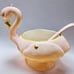 Punch Bowl and Ladle-Flamingo Ceramic