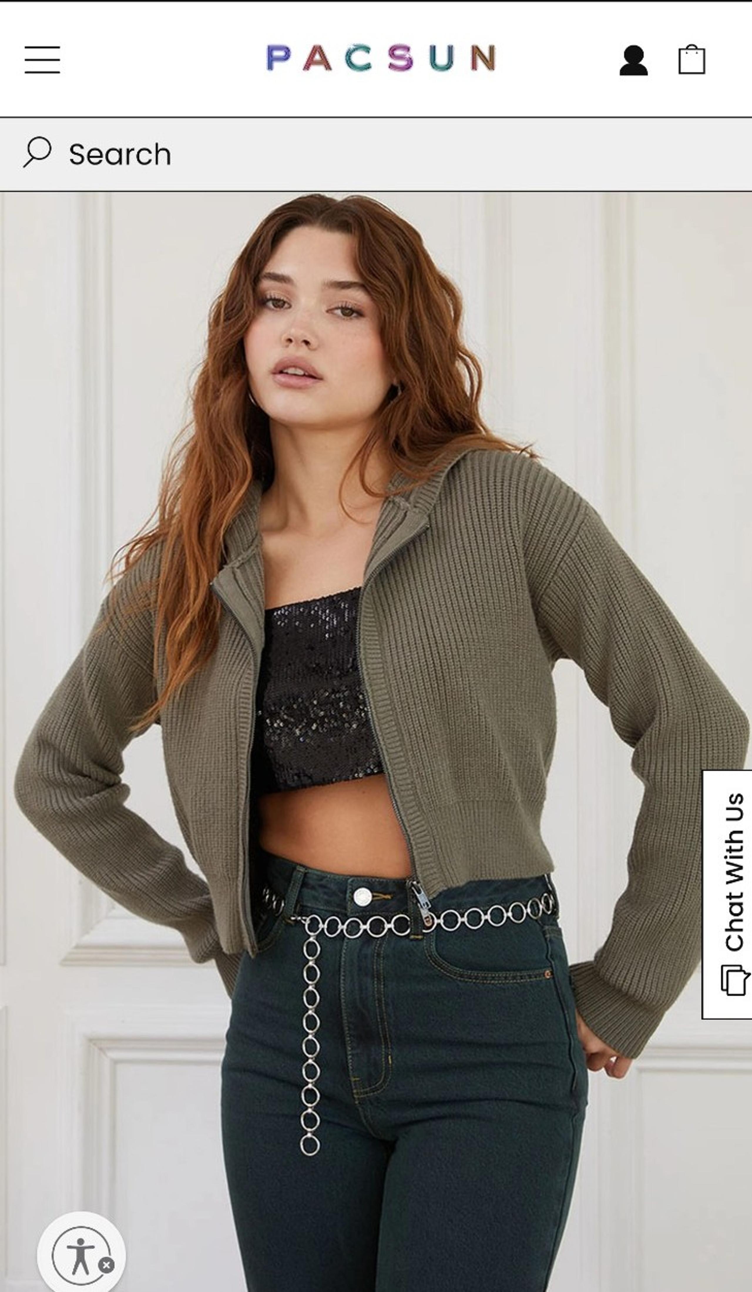 Pacsun LA Hearts Blair Double Zip Hoodie
