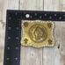 SISI AMBER United States of America Indian Head Rhinestone Brass Belt Buckle
