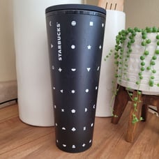Starbucks emoji tumbler