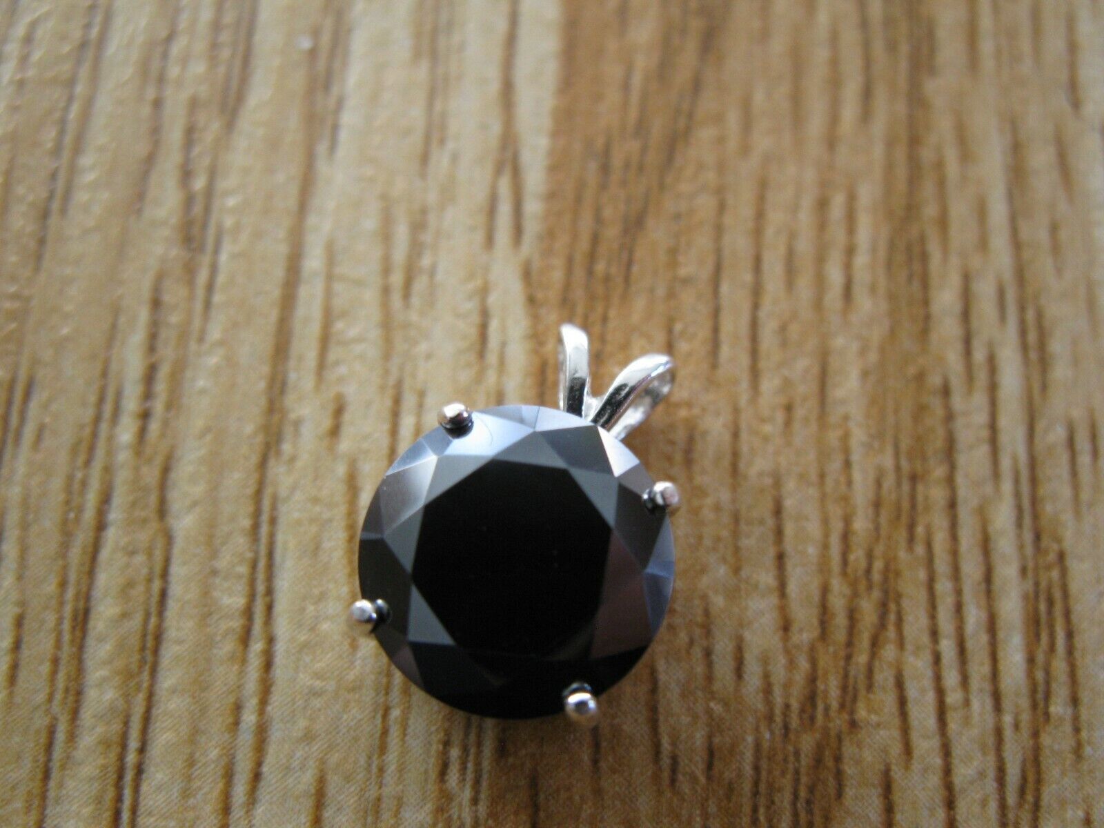 4.34ct 100% NATURAL BLACK DIAMOND NECKLACE,FREE DIAMOND TESTER,CERTIFI CATE