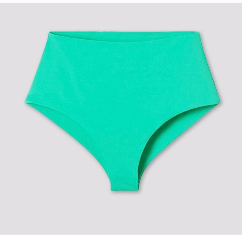 XS girlfriend collective high rise bikini bottom