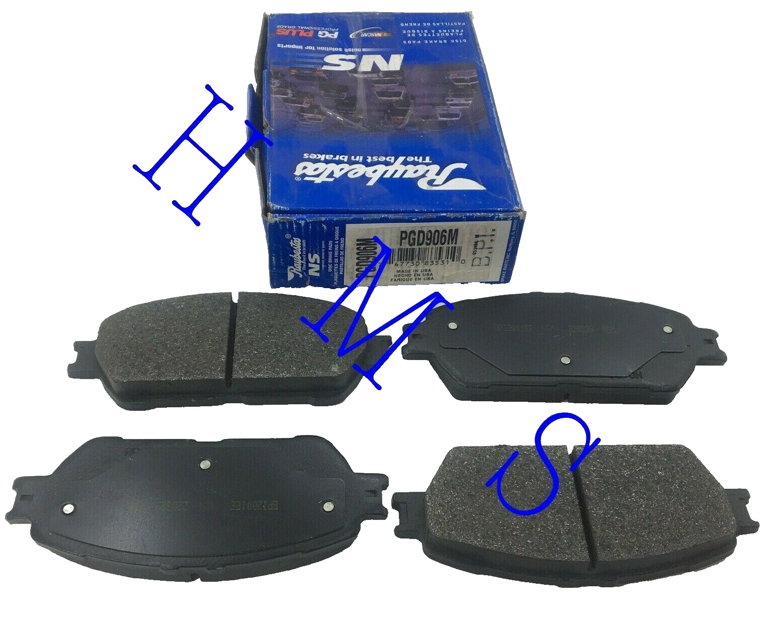RAYBESTOS PGD906M PROFESSIONAL GRADE BRAKE PADS SET FITS LEXUS ES300 2002-2003
