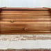 Lipper International Açaí Wood Roll-Top Breadbox 16”x11”x7” Food/Miscellaneous