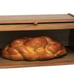 Lipper International Açaí Wood Roll-Top Breadbox 16”x11”x7” Food/Miscellaneous
