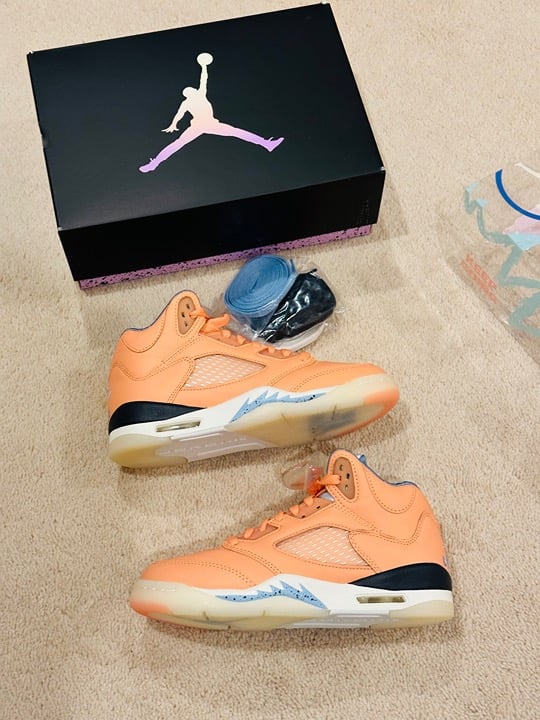 Air Jordan 5 DJ Khaled We The Best Crimson Bliss (GS) Size 5.5Y/7W