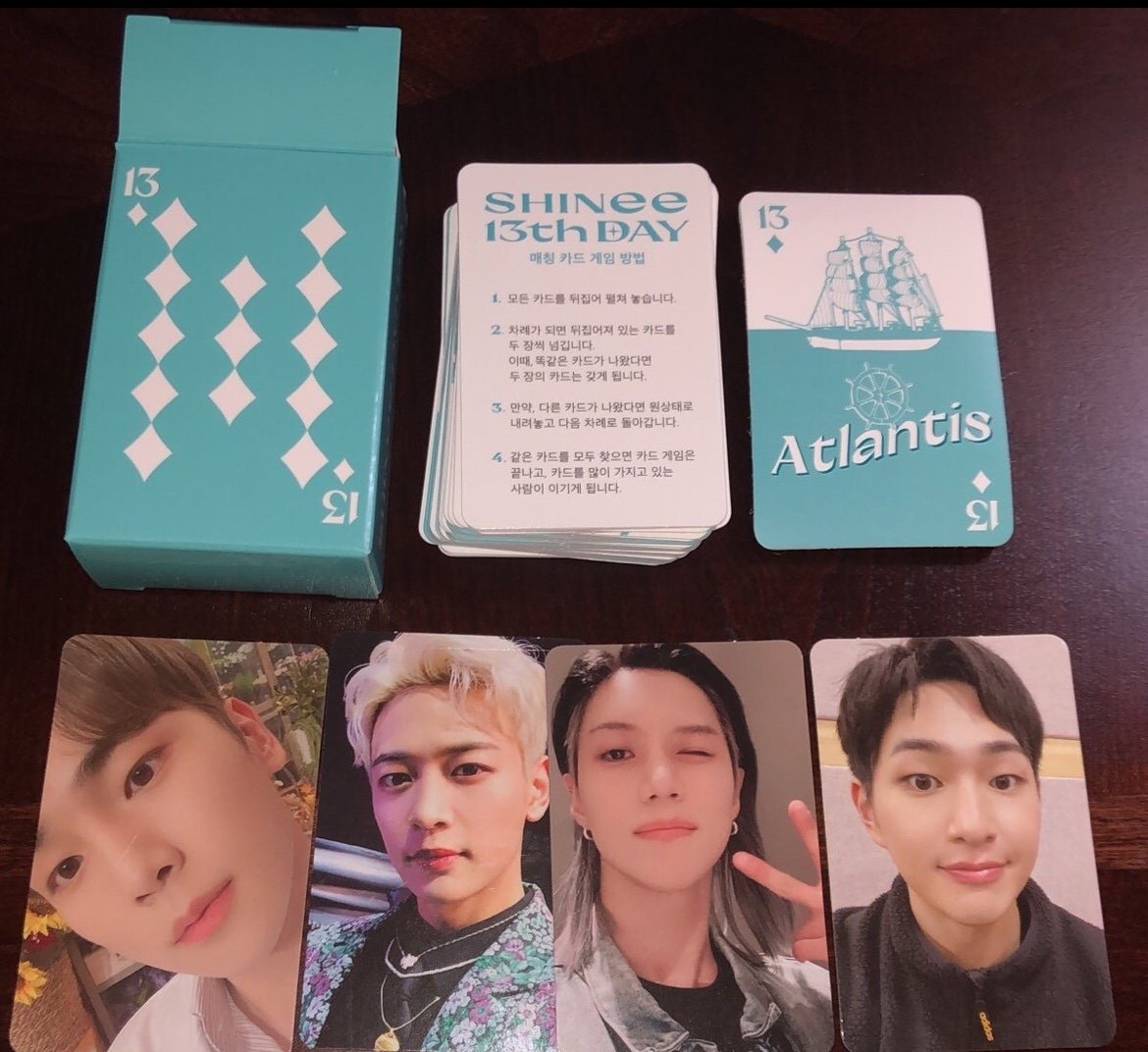 Shinee 13th Anniversary MD Complete Matching Card Game Set