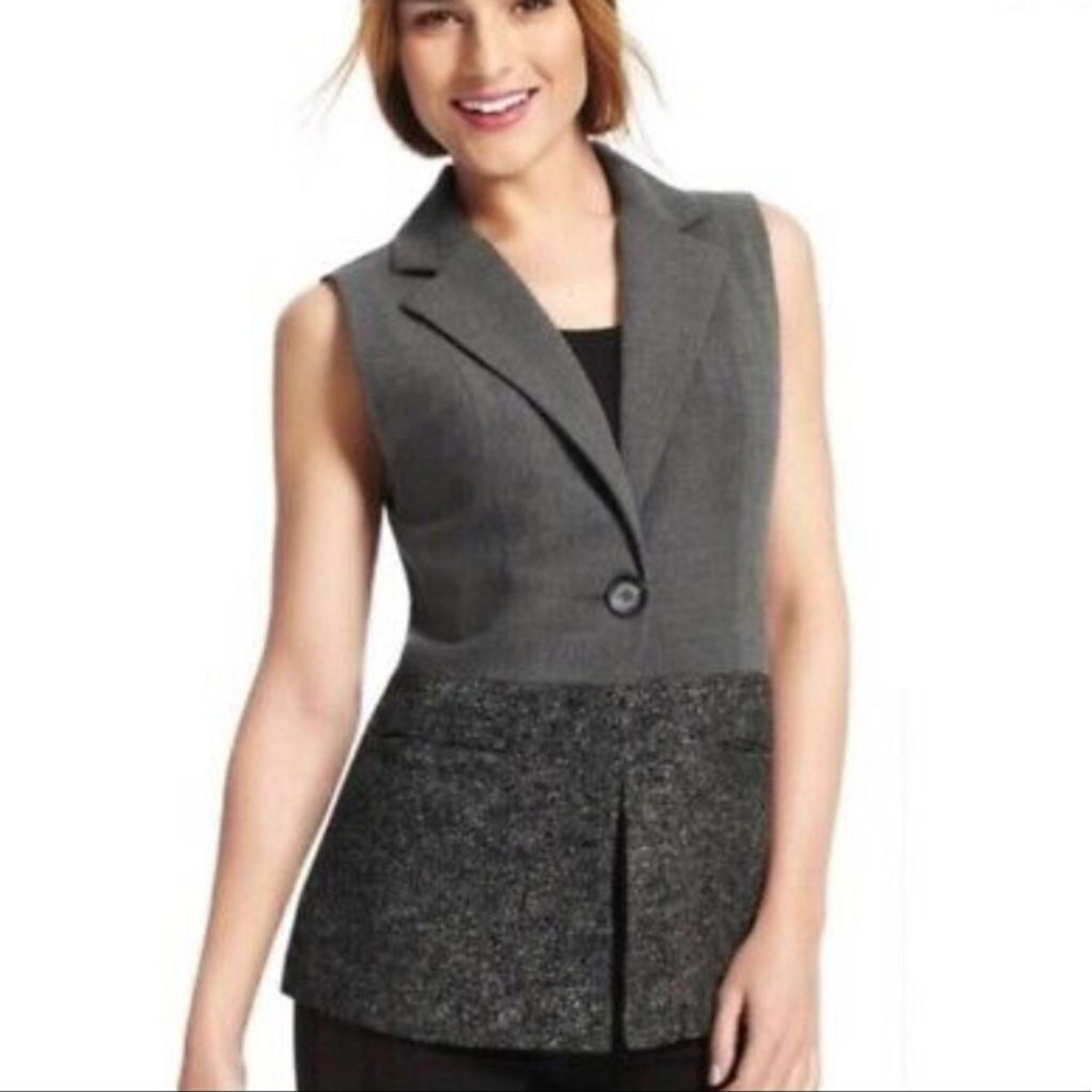 CAbi Over The Moon Sleeveless Blazer Vest