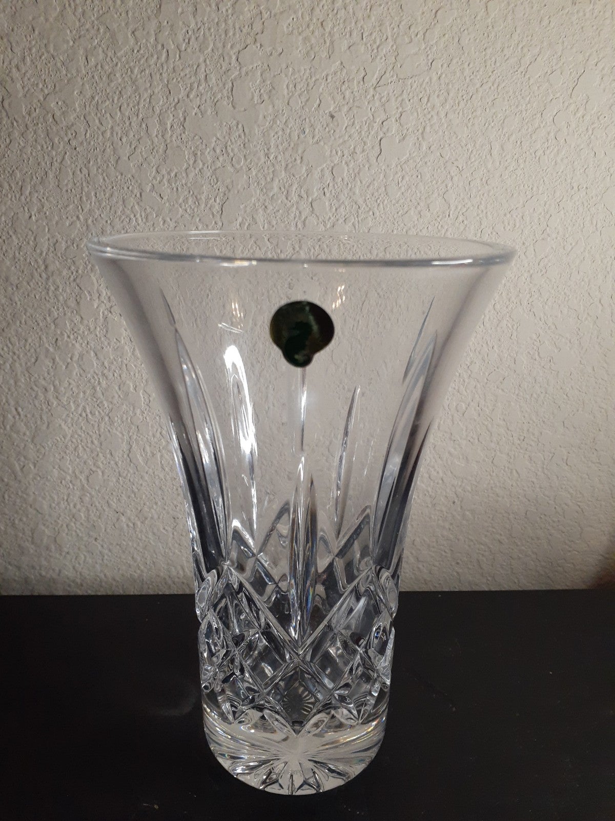 EXQUISITE NEW Waterford Crystal Lismore 8 Essence Etched Vase.