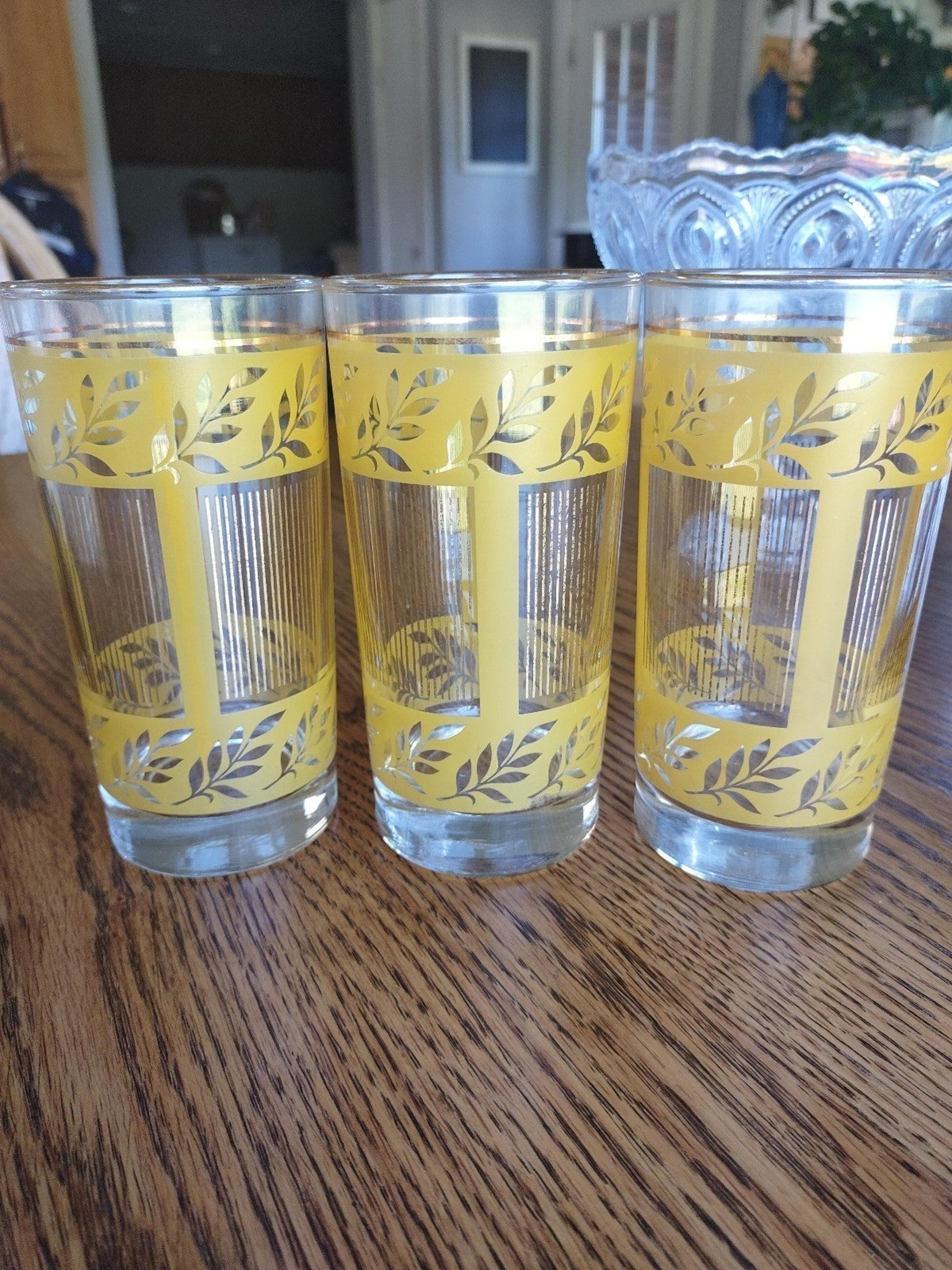 3. Vintage Libbey Plaoma MCM Highball glasses