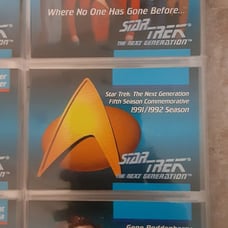 Star Trek TNG cards/comic/encyclopedia (bundle)