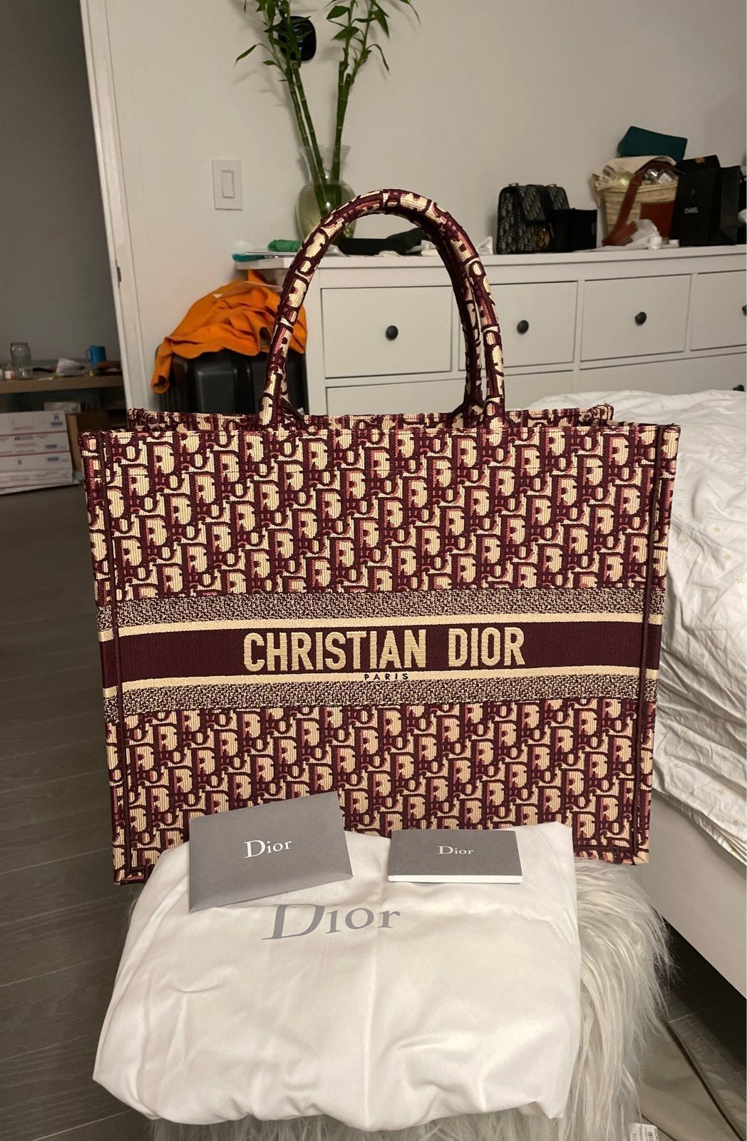 Christian Dior Large Book tote