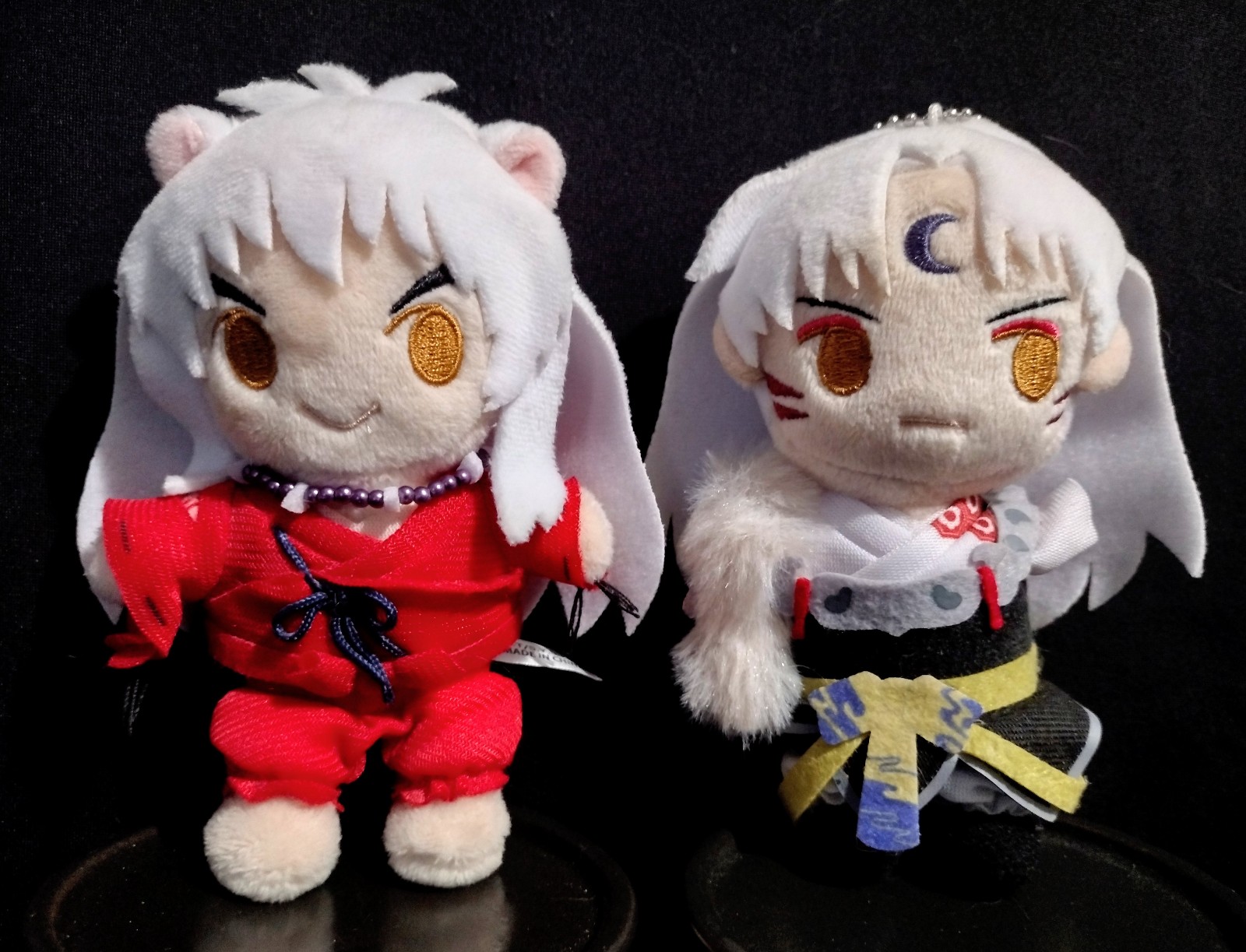 Inuyasha & Sesshomaru Plush Keychain Set