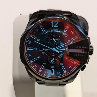 Diesel Mega Chief Black Men Wristwatch DZ4318