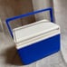 VINTAGE COLEMAN Small Blue/White COOLER MODEL 5205 Lunch Box Hunting Fishing.