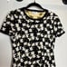 Kenzo Jackie Flowers Knit Cotton Daisy Mini Dress