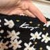 Kenzo Jackie Flowers Knit Cotton Daisy Mini Dress