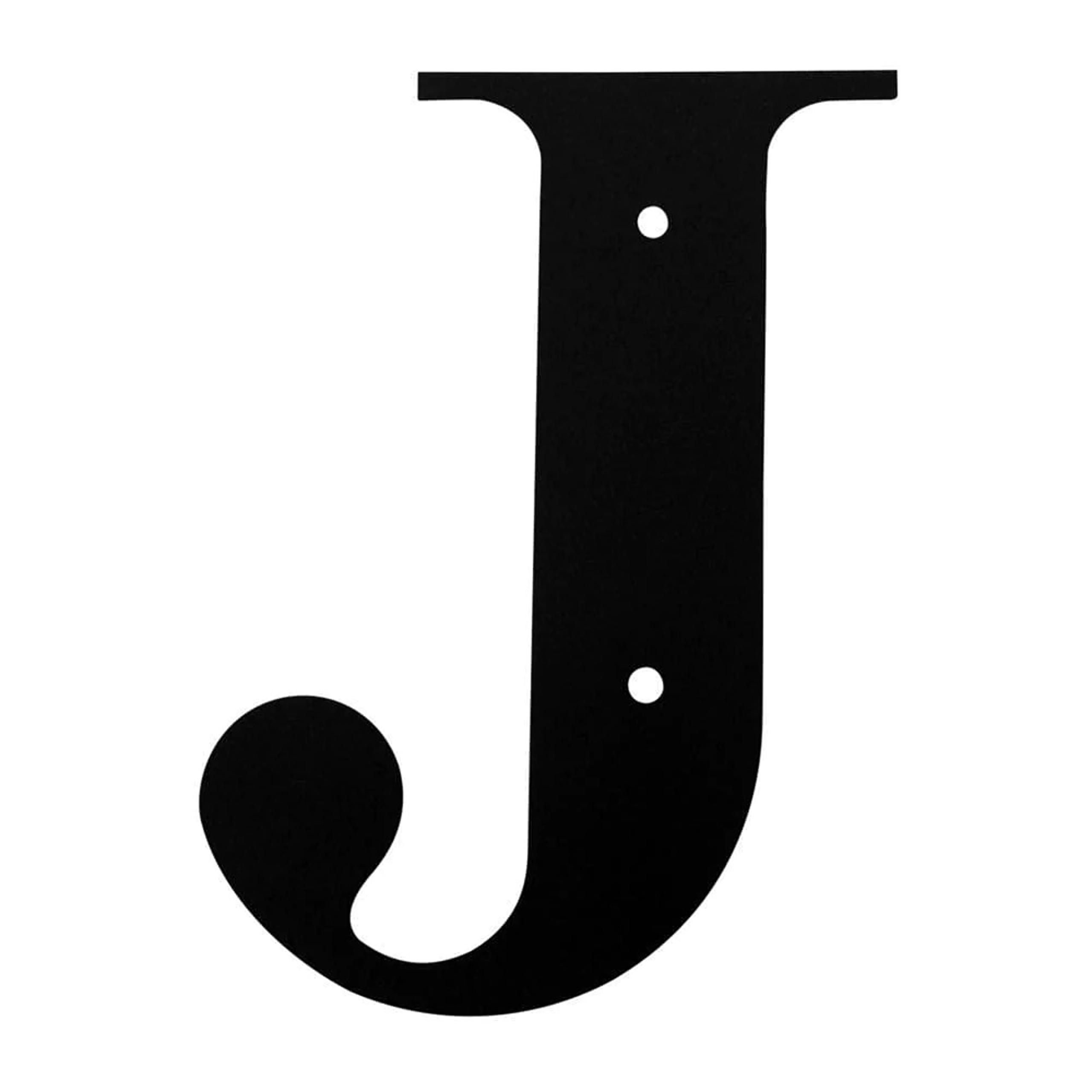 Initial Alphabet Letter J House Wall Plaque Sign 6"H Address Yard Garden Decor