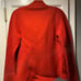Women’s EILEEN FISHER Petite Orange/Brown Wool Sweater Jacket sz Small