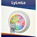 LyLmLe LED Pool Lights 2-Pack Rechargeable Magnetic RGBW White Timer Remote Spa