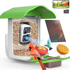 birdsnap AI Smart Bird Feeder w/Camera & 64G SD Card. Bird Watching/Watch er Fav