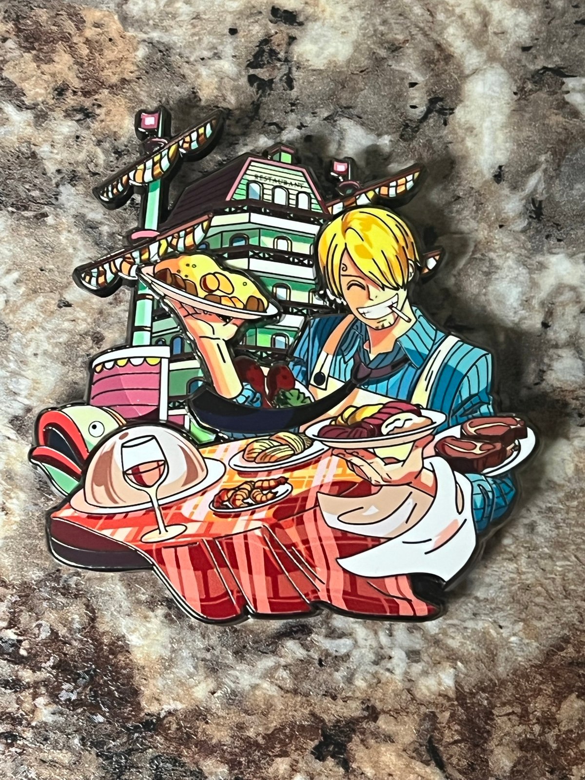 One Piece Vinsmoke Sanji Enamel Pin