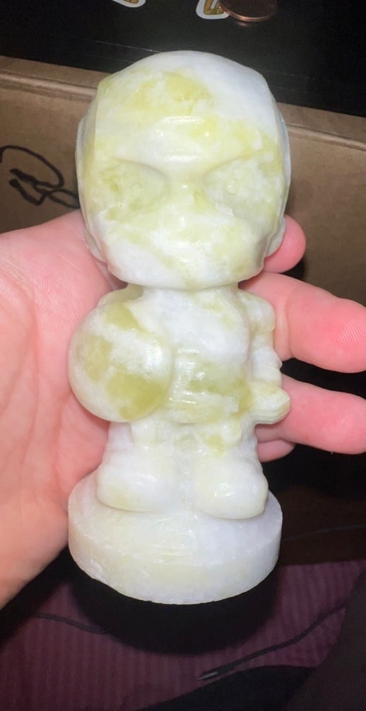 Jade Captain America Carving