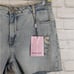 A Avec Les Filles Women's Light Wash Distressed Cut Off Blue Denim Shorts NWT 30
