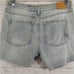 A Avec Les Filles Women's Light Wash Distressed Cut Off Blue Denim Shorts NWT 30