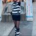 3-Way Border Star Y2K Slit Knit Sweater