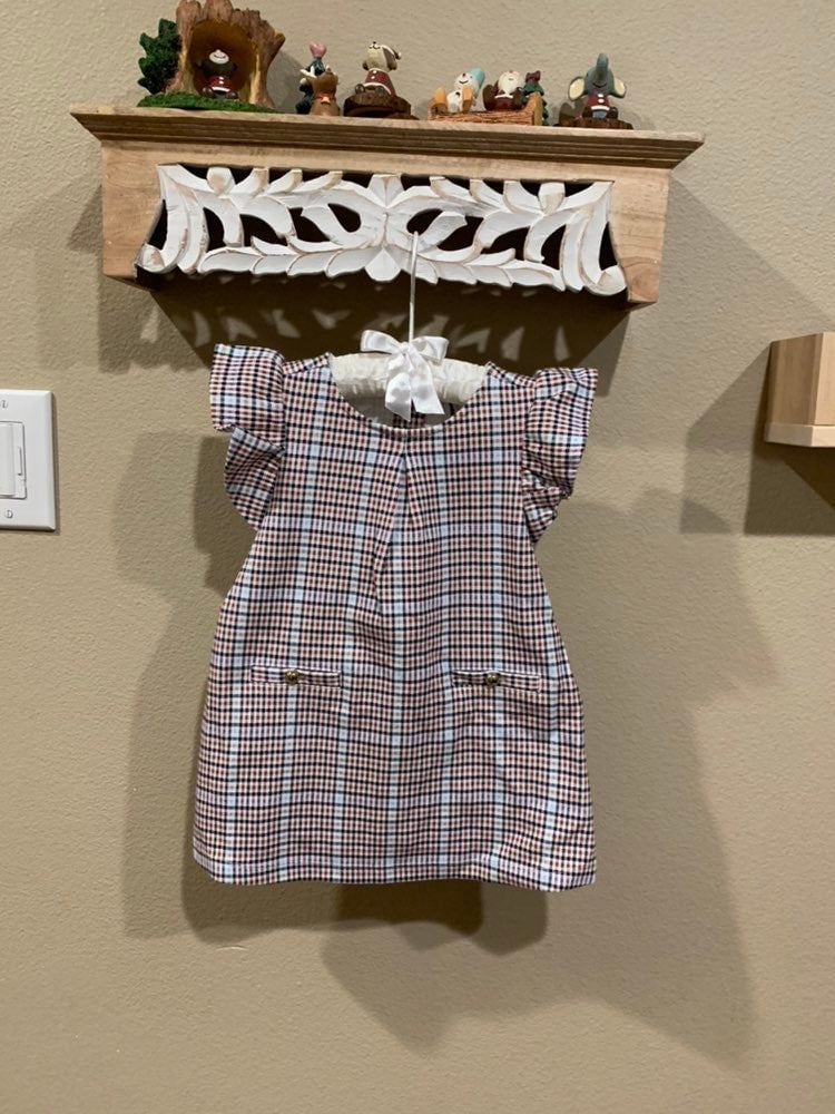 12-18 months janie and jack kids girls holiday plaid ruffle dress